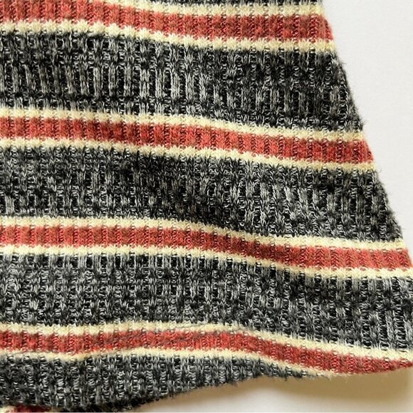 Zara Girl Striped Soft Touch Dress  Long Sleeve Curved Hem Comfy Sz 9, 134cm - Picture 11 of 12